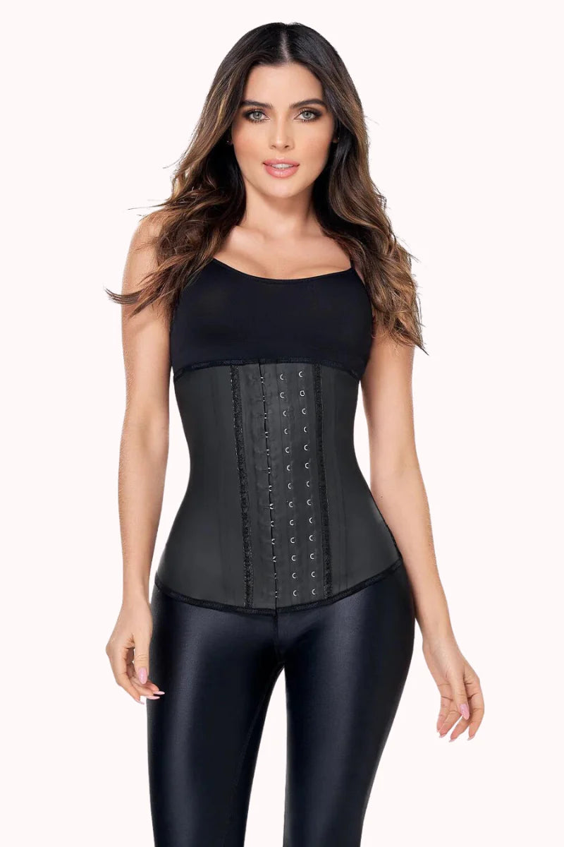 oohchery-LatexLine-WaistTrainer-woman-Black
